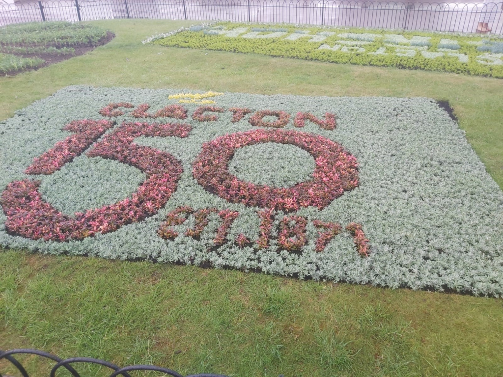 Council unveils flower display in a nod to Clacton's past