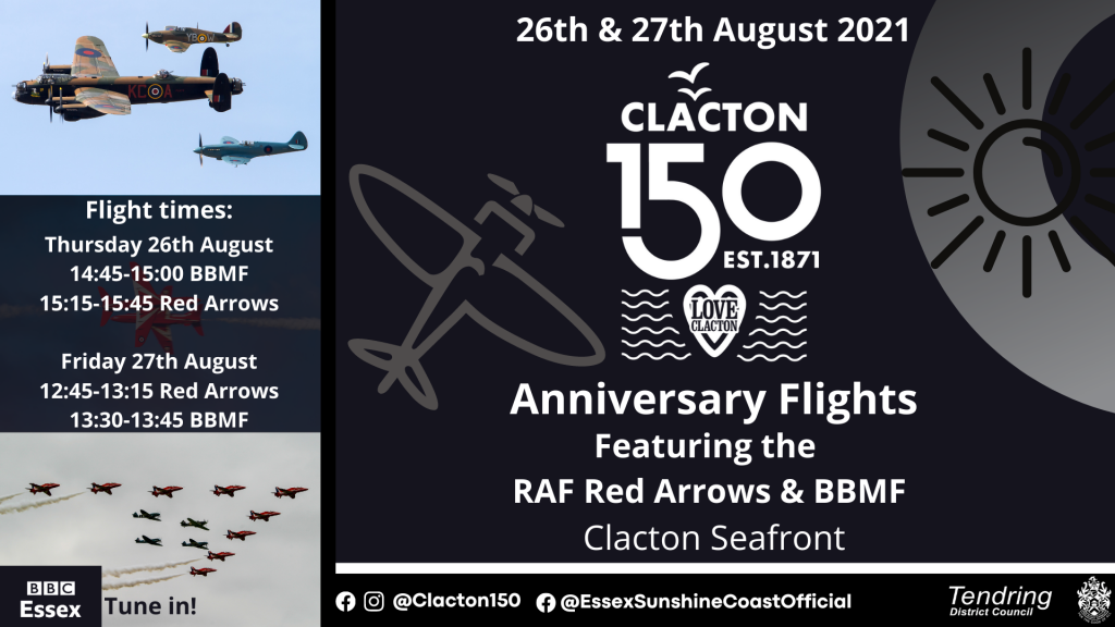 Clacton 150 Anniversary Flights announced