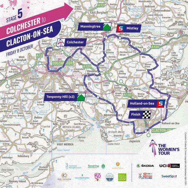 Route of Colchester to Clacton leg of Women's Tour 2021 revealed