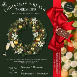 Christmas Wreath Making at Princes Theatre
