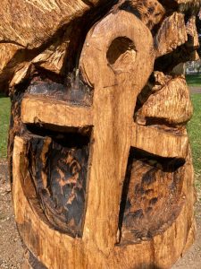 Witch Trail sculpture at Harwich