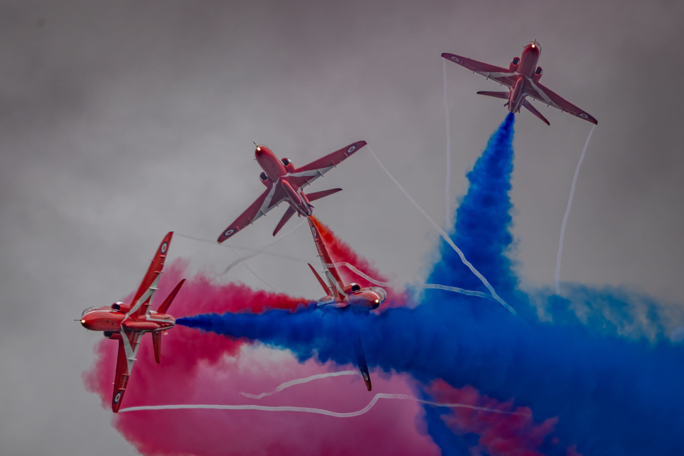Red Arrows Displaying at Clacton Airshow 2025