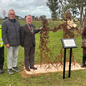 Sculpture unveiled in Brightlingsea to celebrate young voices