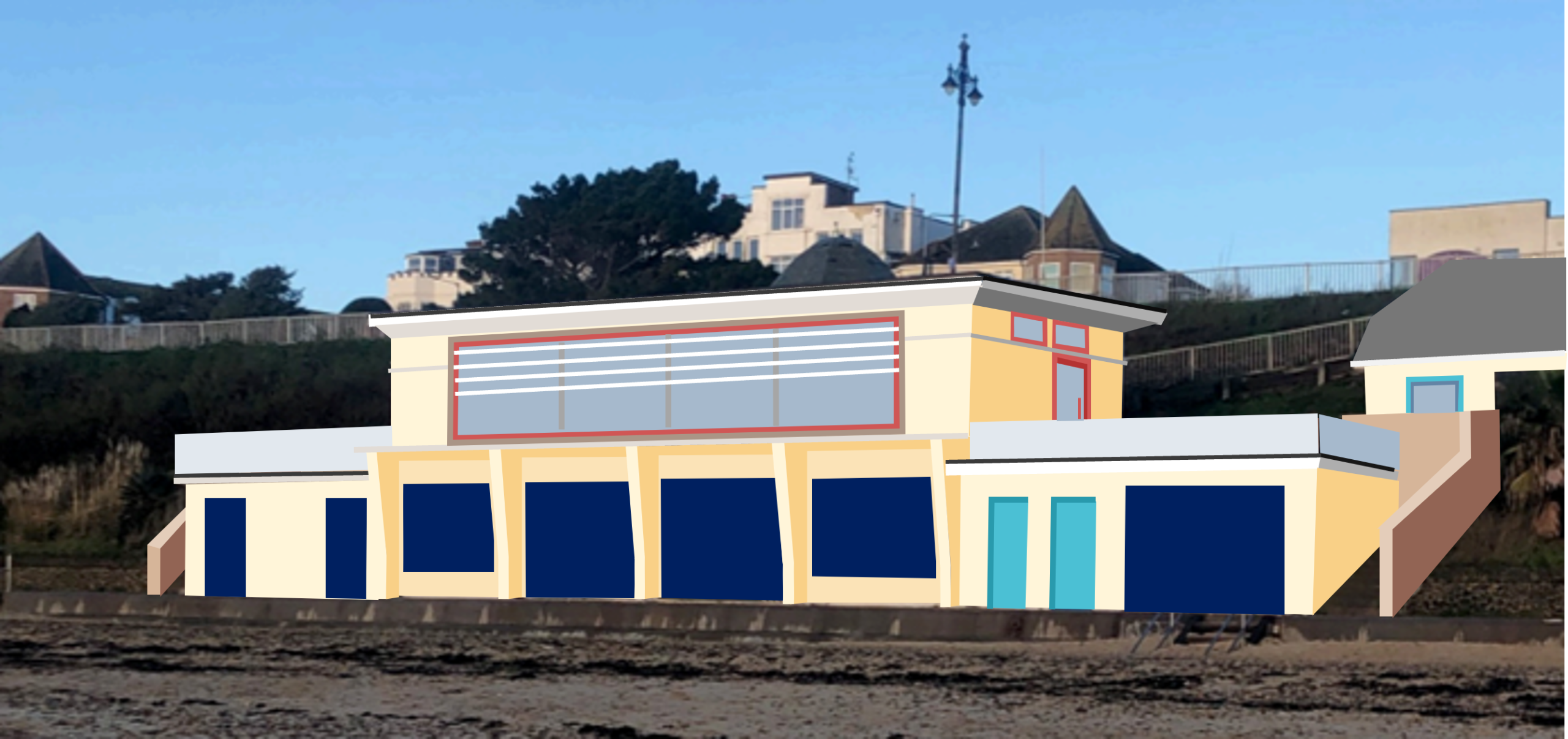 Clacton Seafront Cultural Venue Artists Impression Nov 2025